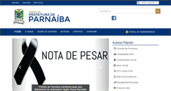 Desktop Screenshot of parnaiba.pi.gov.br