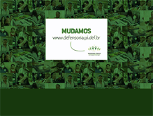 Tablet Screenshot of defensoria.pi.gov.br