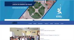 Desktop Screenshot of lagoadobarro.pi.gov.br