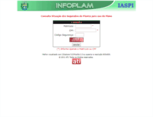 Tablet Screenshot of consultaplamta.pi.gov.br