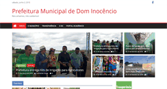 Desktop Screenshot of dominocencio.pi.gov.br