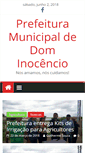 Mobile Screenshot of dominocencio.pi.gov.br