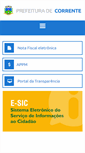 Mobile Screenshot of corrente.pi.gov.br