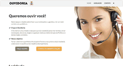 Desktop Screenshot of ouvidoria.teresina.pi.gov.br